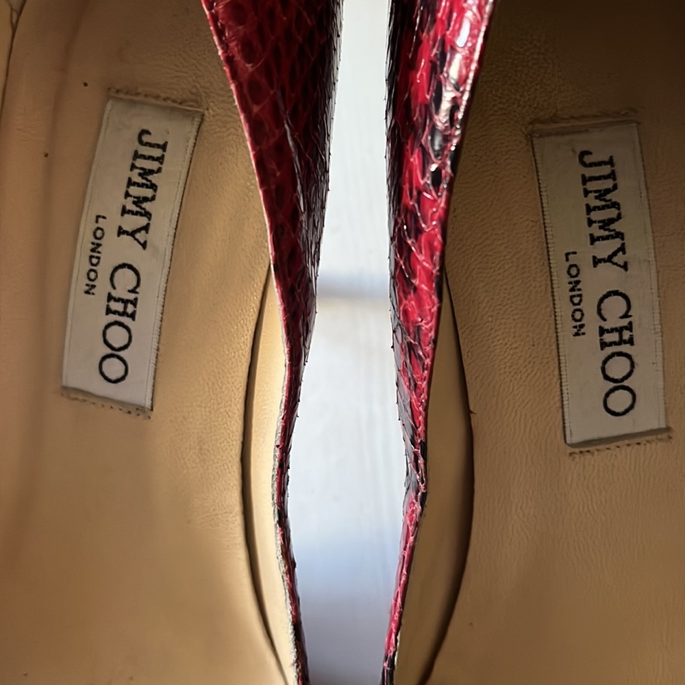 Jimmy Choo Python Pumps - image 2
